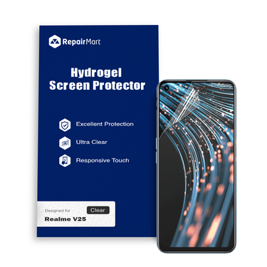 Realme V25 Compatible Premium Hydrogel Screen Protector With Full Coverage Ultra HD